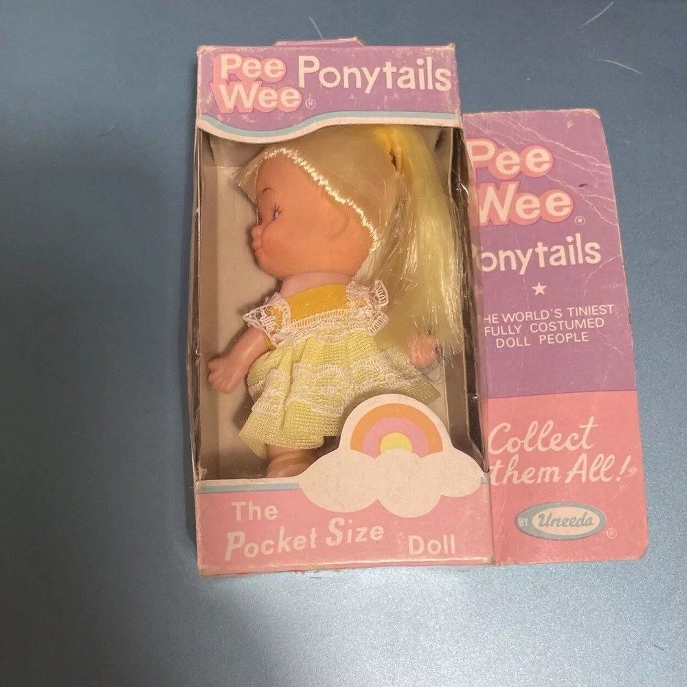 'Pee Wee Ponytails ' Red hair Doll by Uneeda *NIB‎